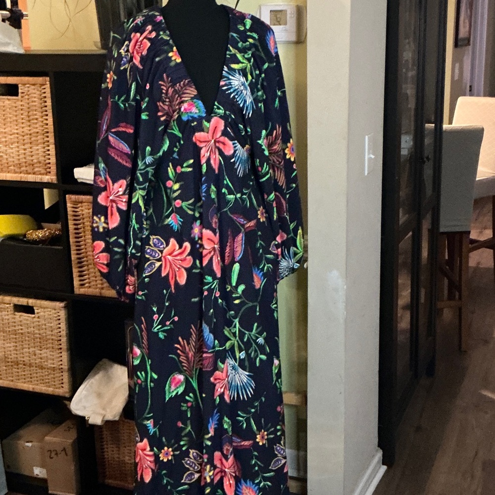 Sophie & Me Amsterdam Floral Maxi Dress with Vibrant Colors